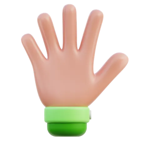 Open Hand  3D Icon