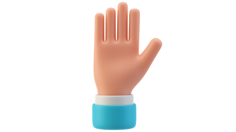 Open Hand  3D Icon