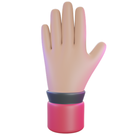 Open Hand  3D Icon