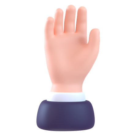 Open Hand  3D Icon