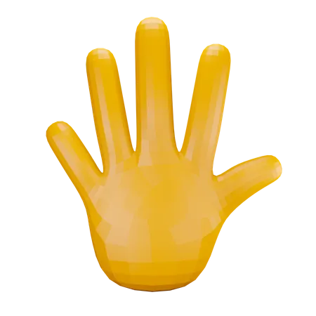 Open hand gesture 2  3D Illustration