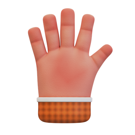 Open hand gesture  3D Icon