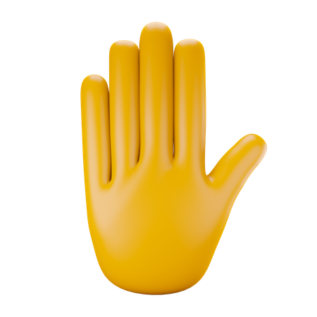 Open hand gesture  3D Icon