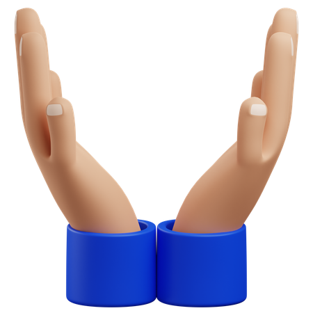 Open hand gesture  3D Icon