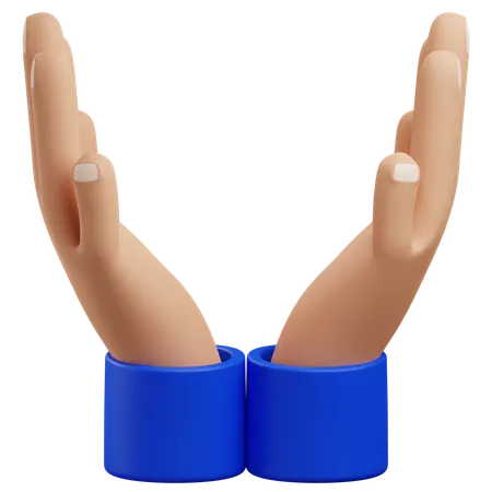 Open hand gesture  3D Icon