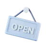 Open Hanging Sign