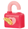 Open Heart Lock