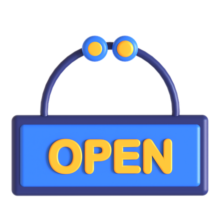 Open Hours  3D Icon