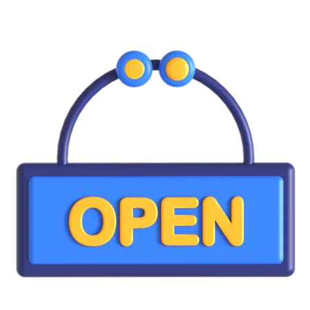 Open Hours  3D Icon