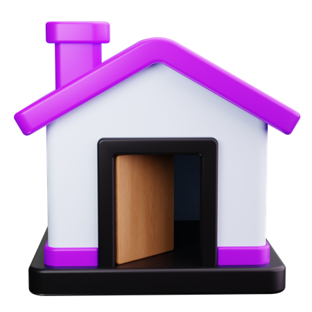 Open House  3D Icon
