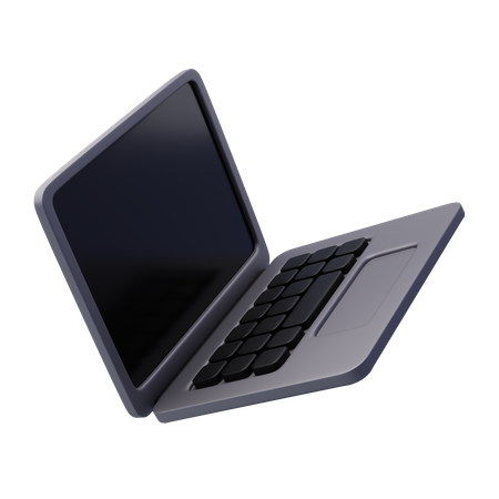 Open Laptop  3D Icon