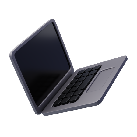 Open Laptop 3D Icon