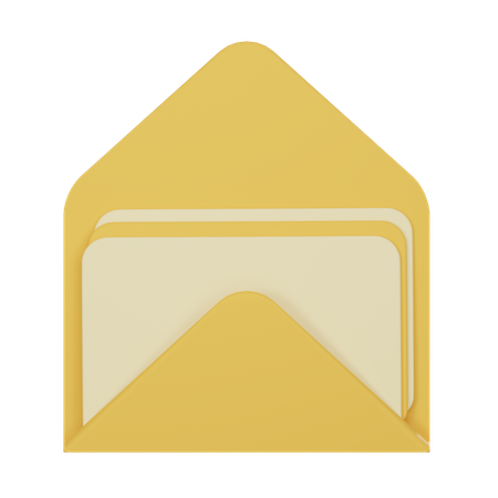 Abrir e-mail  3D Icon