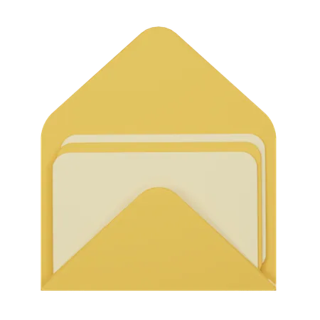 Abrir e-mail  3D Icon