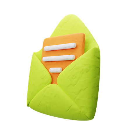 Open Mail  3D Icon
