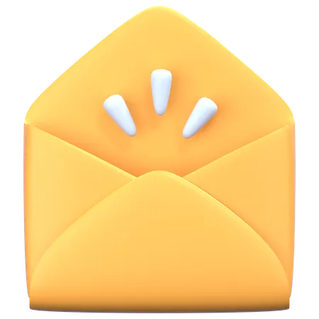 Open Mail  3D Icon