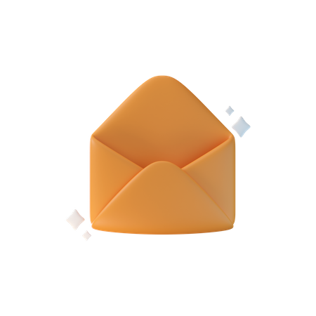 Open Mail 3D Icon