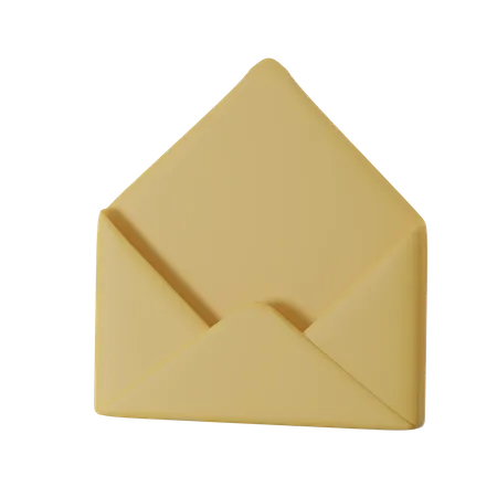 Open Mail  3D Icon