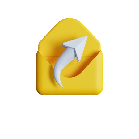 Open Message  3D Icon