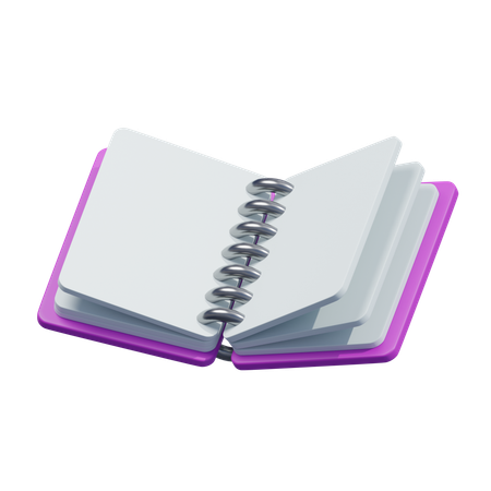 Open Notebook  3D Icon