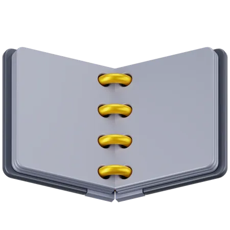 Open Notebook  3D Icon