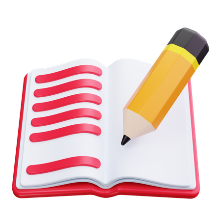 Open Notebook  3D Icon