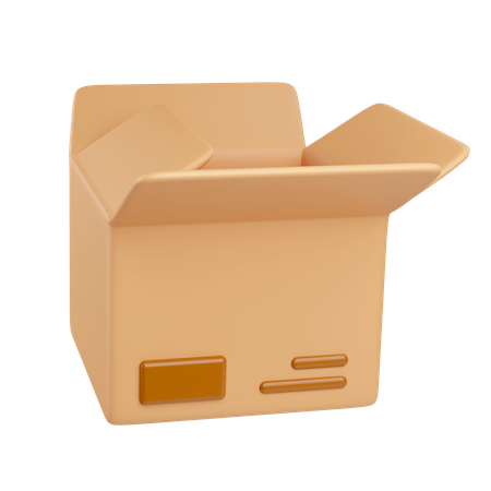 Open Package  3D Icon