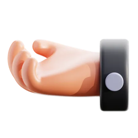 Open Palm Hand Gesture 3 D 3D Icon