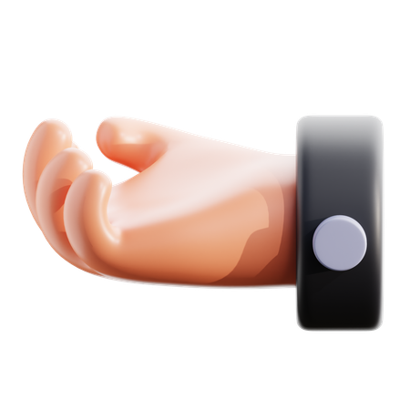 Open Palm Hand Gesture  3D Icon