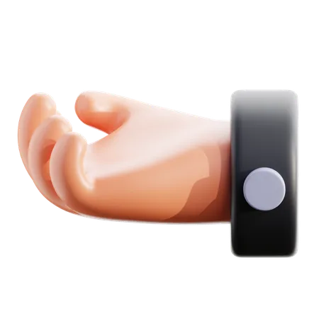 Open Palm Hand Gesture  3D Icon