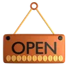 Open sign