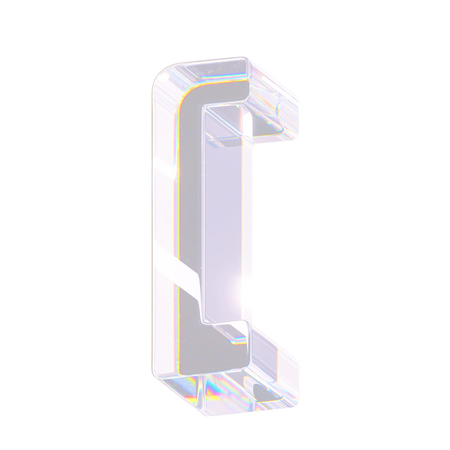 Open Square Bracket  3D Icon