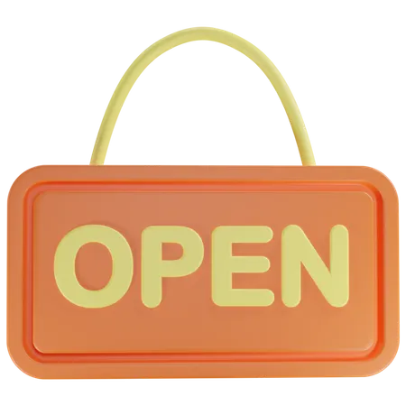 Open Store  3D Icon