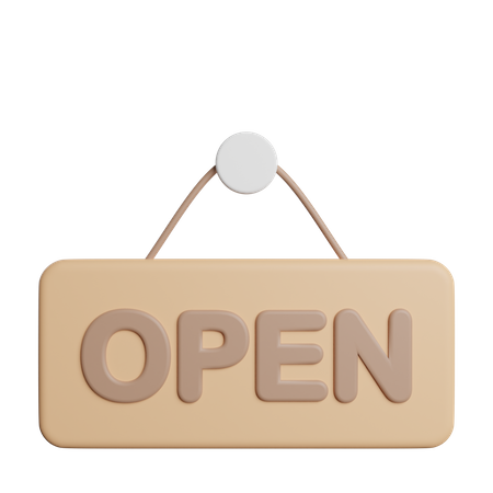 Open Store 3D Icon