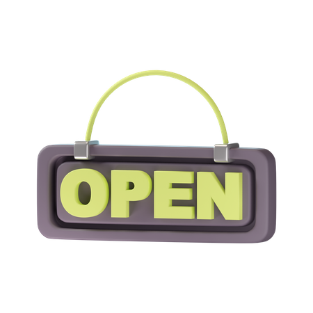 Open Tag  3D Icon