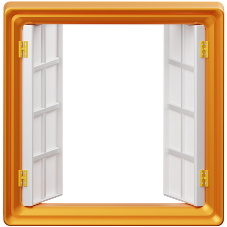 Open Window 3D Icon