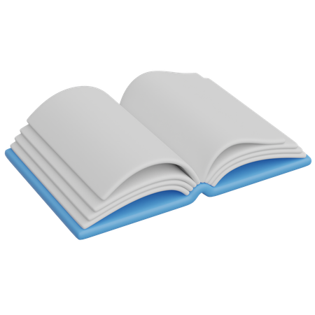 Opened Book  3D Icon