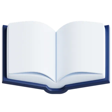 Opened Book 3 D Icon 3D Icon