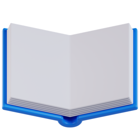 Opened Book  3D Icon