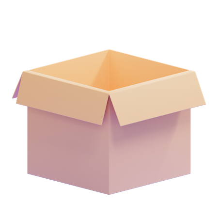 OPENED BOX  3D Icon