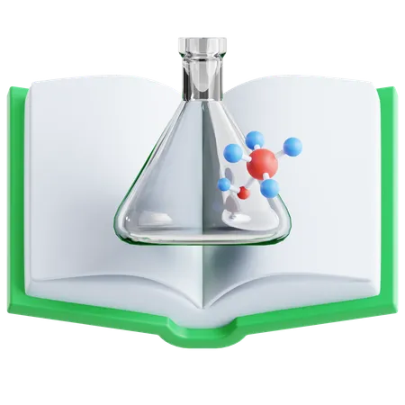 Opened Science Book  3D Icon