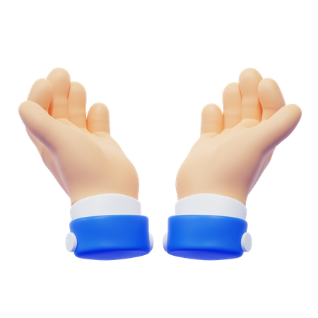Openhand Hand Gesture  3D Icon