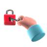 opening padlock emoji 3d