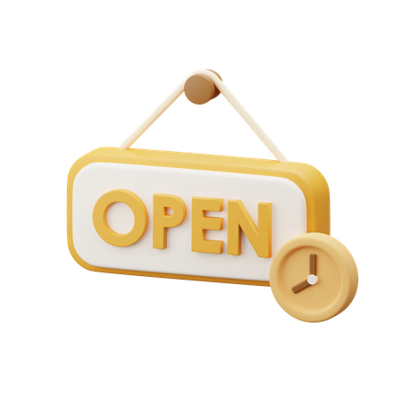 Opening Tag  3D Icon