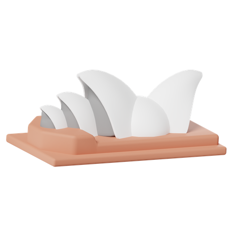 Oper Sydney  3D Icon