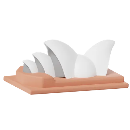 Oper Sydney  3D Icon