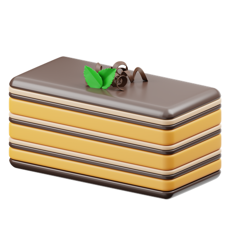 Opera Cake  3D Icon