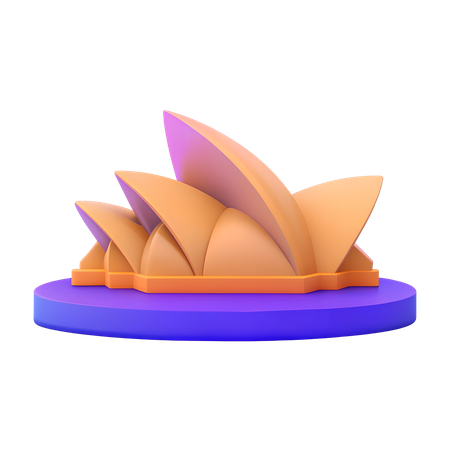 Sydney Opera House  3D Icon