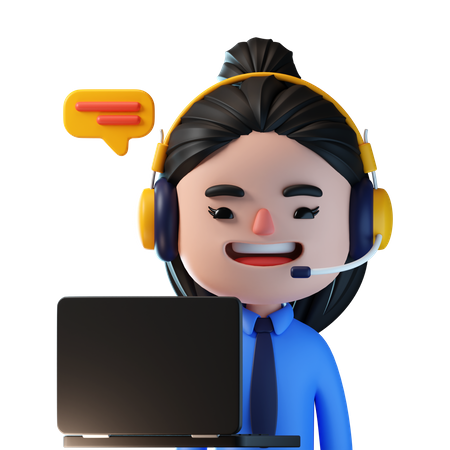 Operadora  3D Icon