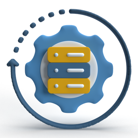 Operational Database  3D Icon